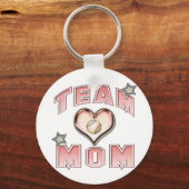 Baseball Team-Mama Schlüsselanhänger (Vorderseite)