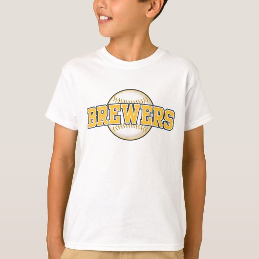 Baseball Team Milwaukee Brewer T-Shirt (Vorderseite)