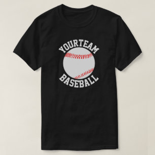 Baseball-Team, Player & Jersey-Nummer Männer-Shirt T-Shirt
