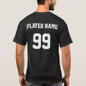 Baseball-Team, Player & Jersey-Nummer Männer-Shirt T-Shirt (Rückseite)