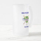 Baseball Team Player Sports Lounge Soda Mattglas Bierglas (VorderseiteRechts)