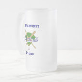 Baseball Team Player Sports Lounge Soda Mattglas Bierglas (Vorderseite Links)