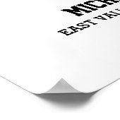 Baseball Team Senior Abschluss Geschenk FotoCollag Poster (Ecke)