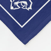 Baseball Team Senior Night Custom Photo Blue Red Fleecedecke (Ecke)