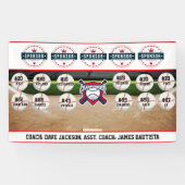 Baseball Team Sponsor Banner (Horizontal)