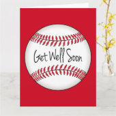 Baseball-Team wird bald gut Karte (Gelbe Blume)