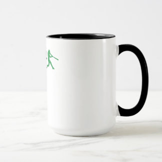 Baseball-Teig-Evolution (Grün) Tasse
