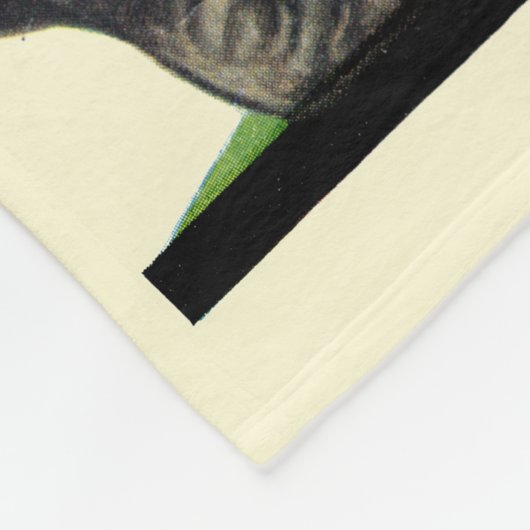 Baseball-Teig Fleecedecke (Ecke)