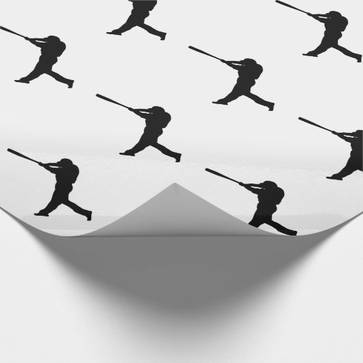 Baseball-Teig Geschenkpapier (Ecke)
