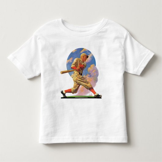 Baseball-Teig Kleinkind T-shirt (Vorderseite)