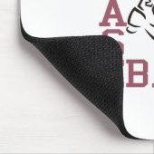 Baseball-Teig Mousepad (Ecke)