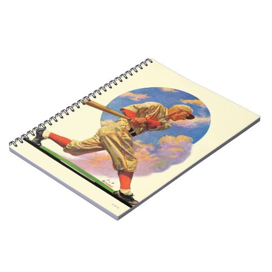 Baseball-Teig Notizblock (Linke Seite)