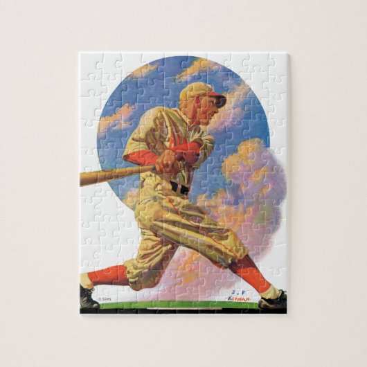 Baseball-Teig Puzzle (Vertikal)