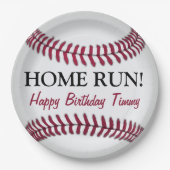 Baseball-Teller Pappteller (Vorderseite)