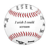 Baseball that feels pain (Rückseite)