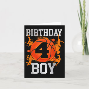 Baseball-Thema 4. Geburtstag Jungen 4 Jahre alte B Karte