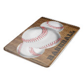 BASEBALL-THEMA BADEMATTE (Schrägansicht)