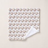 Baseball-Thema Badhandtuch Set (Waschlappen)