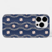 Baseball-Thema Case-Mate iPhone Hülle (Rückseite (Horizontal))