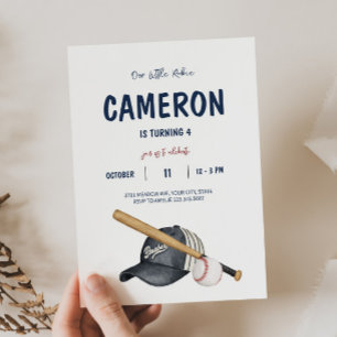 Baseball Thema Geburtstag Einladung