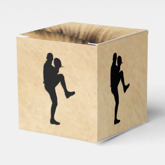 Baseball-Thema Geschenkschachtel (Vorderseite)