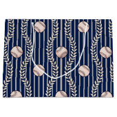 Baseball-Thema Große Geschenktüte (Vorderseite)