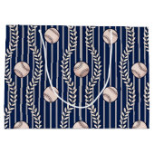 Baseball-Thema Große Geschenktüte (Rückseite)