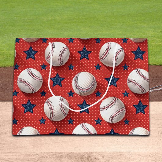 Baseball-Thema Große Geschenktüte