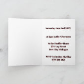 Baseball Thema Happy 3. Sport Geburtstag Einladung (Innenseite)