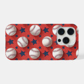 Baseball-Thema iPhone Hülle (Rückseite (Horizontal))