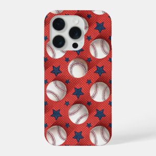 Baseball-Thema iPhone 15 Pro Hülle