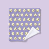Baseball Thema Lavendel Badhandtuch Set (Waschlappen)
