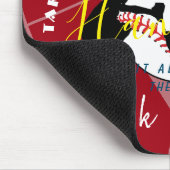 Baseball Thema Personalisiert Mousepad (Ecke)