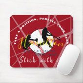 Baseball Thema Personalisiert Mousepad (Mit Mouse)