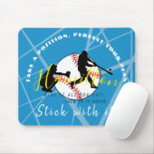Baseball Thema Personalisiert Mousepad (Mit Mouse)
