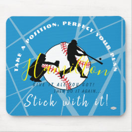 Baseball Thema Personalisiert Mousepad