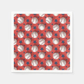 Baseball-Thema Serviette (Vorderseite)