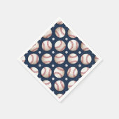 Baseball-Thema Serviette (Ecke)