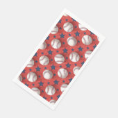 Baseball-Thema Serviette (Ecke)