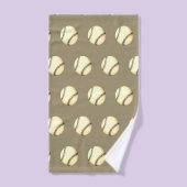 Baseball-Thema Taupe Badhandtuch Set (Handtuch)