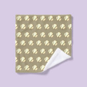 Baseball-Thema Taupe Badhandtuch Set (Waschlappen)