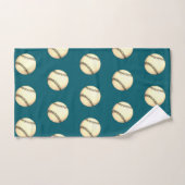 Baseball-Thema Türkis Badhandtuch Set (Handtuch)