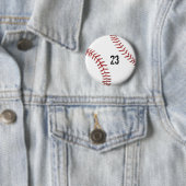 Baseball-Themaknopf Button (Beispiel)