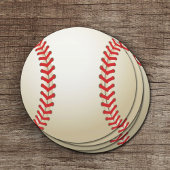 Baseball Theme Ball Runder Pappuntersetzer