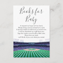 Baseball Theme Books for Baby Enclosure Card Begleitkarte