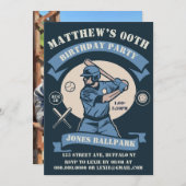 Baseball Theme Geburtstagsparty (Vorne/Hinten)