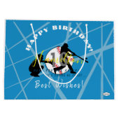 Baseball Theme Geschenktasche HAMbyWG Große Geschenktüte (Rückseite)