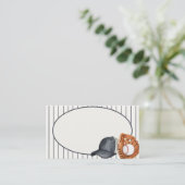 Baseball Theme Zuhause Run Buffet-Platzkarten Platzkarte (Stehend Vorderseite)