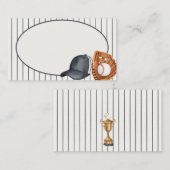 Baseball Theme Zuhause Run Buffet-Platzkarten Platzkarte (Vorne/Hinten)