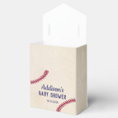 Baseball Themed Baby Dusche Gefallen Box Ribbon Geschenkschachtel (Geöffnet)